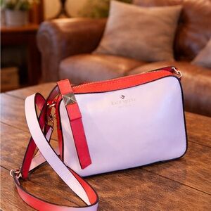 Kate Spade Red and light pink  Crossbody Bag